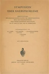 Book cover of Symposion Über Krebsprobleme by Karl-Günther Ober