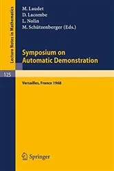 Book cover of Symposium on Automatic Demonstration by M. Laudet