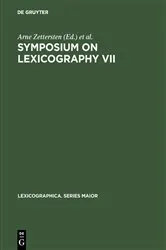 Book cover of Symposium on Lexicography VII by Arne Zettersten