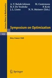 Book cover of Symposium on Optimization by Unknown