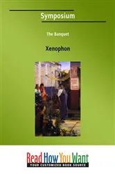 Book cover of Symposium The Banquet by Xenophon