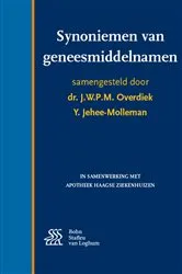 Book cover of Synoniemen van geneesmiddelnamen (5th ed.) by J.W.P.M. Overdiek