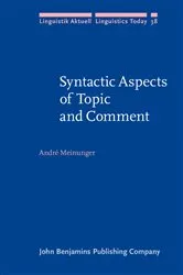 Book cover of Syntactic Aspects of Topic and Comment by Unknown