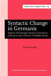 Book cover of Syntactic Change in Germanic by Unknown