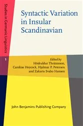 Book cover of Syntactic Variation in Insular Scandinavian by Unknown