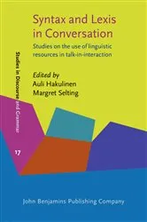 Book cover of Syntax and Lexis in Conversation by Auli Hakulinen