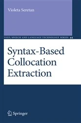 Book cover of Syntax-Based Collocation Extraction by Violeta Seretan