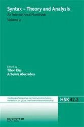 Book cover of Syntax - Theory and Analysis. Volume 2 by Tibor Kiss