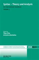 Book cover of Syntax - Theory and Analysis. Volume 3 by Tibor Kiss