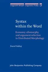 Book cover of Syntax within the Word by Daniel Siddiqi