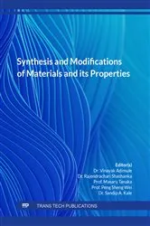 Book cover of Synthesis and Modifications of Materials and its Properties by Vinayak Adimule