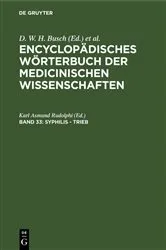 Book cover of Syphilis - Trieb by Karl Asmund Rudolphi