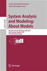 Book cover of System Analysis and Modeling: About Models by Frank Alexander Kraemer