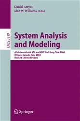 Book cover of System Analysis and Modeling by Daniel Amyot