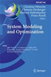 Book cover of System Modeling and Optimization by Lorena Bociu