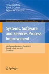 Book cover of Systems, Software and Services Process Improvement by Fergal McCaffery