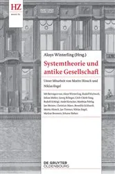 Book cover of Systemtheorie und antike Gesellschaft by Aloys Winterling