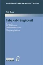 Book cover of Tabakabhängigkeit by Anil Batra