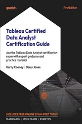 Book cover of Tableau Certified Data Analyst Certification Guide by Harry Cooney