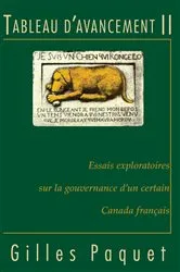 Book cover of Tableau d'avancement II by Gilles Paquet