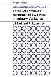 Book cover of Tables of Lommel's Functions of Two Pure Imaginary Variables by Unknown
