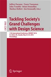 Book cover of Tackling Society's Grand Challenges with Design Science by Jeffrey Parsons