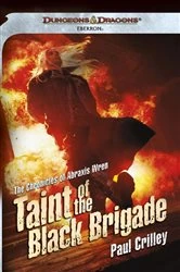 Book cover of Taint of the Black Brigade by Paul Crilley