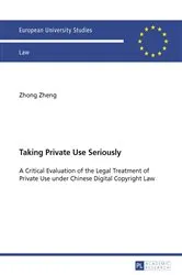 Book cover of Taking Private Use Seriously by Unknown