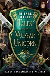 Book cover of Tales from the Vulgar Unicorn by Robert Lynn Asprin