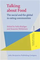 Book cover of Talking about Food by Sofia Rüdiger