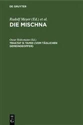 Book cover of Tamid (Vom täglichen Gemeindeopfer) by Oscar Holtzmann
