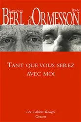 Book cover of Tant que vous penserez à moi by Emmanuel Berl