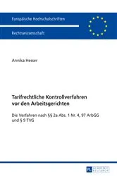 Book cover of Tarifrechtliche Kontrollverfahren vor den Arbeitsgerichten by Unknown