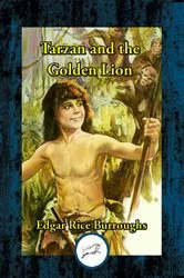 Book cover of Tarzan and the Golden Lion by Unknown