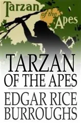 Book cover of Tarzan of the Apes by Edgar Rice Burroughs