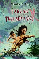 Book cover of Tarzan Triumphant by Edgar Rice Burroughs