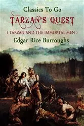 Book cover of Tarzan's Quest by Edgar Rice Burroughs