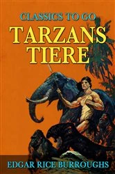 Book cover of Tarzans Tiere by Edgar Rice Burroughs