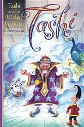 Book cover of Tashi and the Wicked Magician by Anna Fienberg