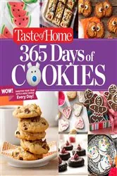 Book cover of Taste of Home 365 Days of Cookies by Taste of Home