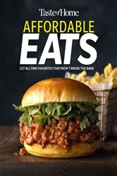 Book cover of Taste of Home Affordable Eats by Taste of Home