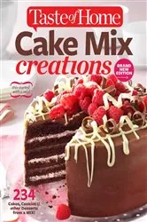 Book cover of Taste of Home Cake Mix Creations Brand New Edition by Editors of Taste of Home