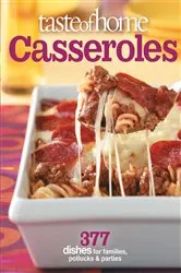 Book cover of Taste of Home Casseroles by Taste of Home