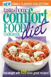 Book cover of Taste of Home Comfort Food Diet Cookbook: New Family Classics Collection by Taste Of Home