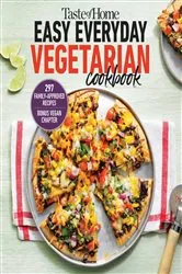 Book cover of Taste of Home Easy Everyday Vegetarian Cookbook by Taste of Home