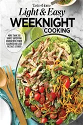 Book cover of Taste of Home Light & Easy Weeknight Cooking by Taste of Home