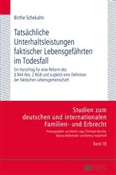 Book cover of Tatsaechliche Unterhaltsleistungen faktischer Lebensgefaehrten im Todesfall by Unknown