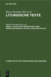 Book cover of Taufe und Firmung nach dem römischen Missale, Rituale und Pontificale by Ildefons Herwegen