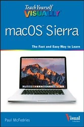 Book cover of Teach Yourself VISUALLY macOS Sierra by Paul McFedries