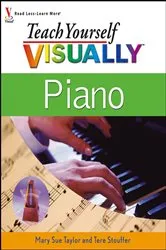 Book cover of Teach Yourself VISUALLY Piano by Mary Sue Taylor